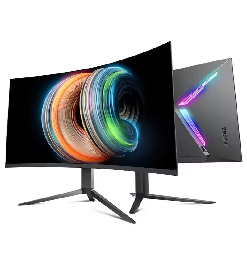 24-Inch Gaming Monitor for PC 165Hz LED BNC TV DC Video USB Touch Screen Used Business LED Monitor