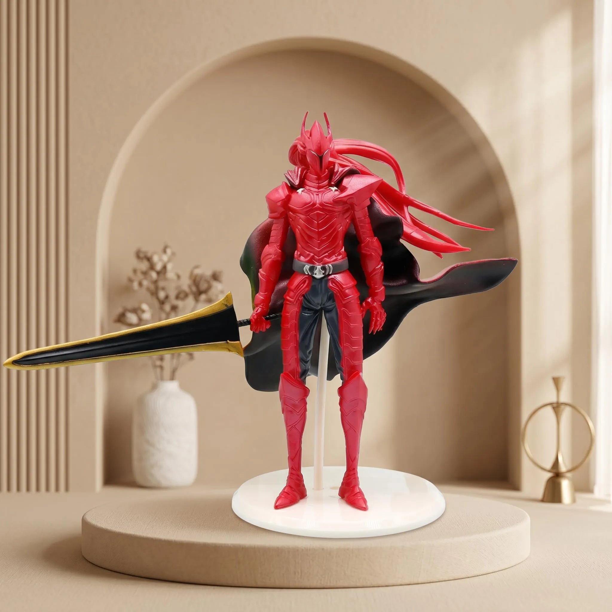 Solo Leveling Anime Figure – Sung Jinwoo, Beru and Igris Action Figurine, Collectible Manga Statue, Display Desk Decor and Gift for Fans