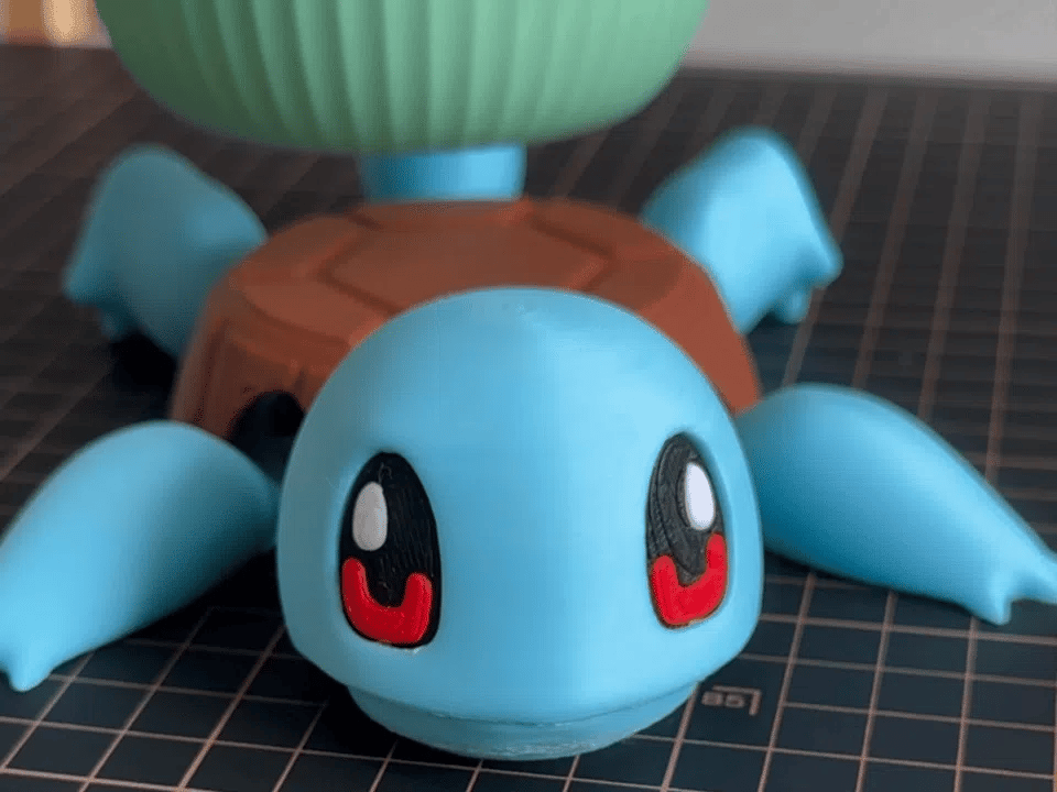 Sottobicchiere Squirtle 3D – Cambia Posa