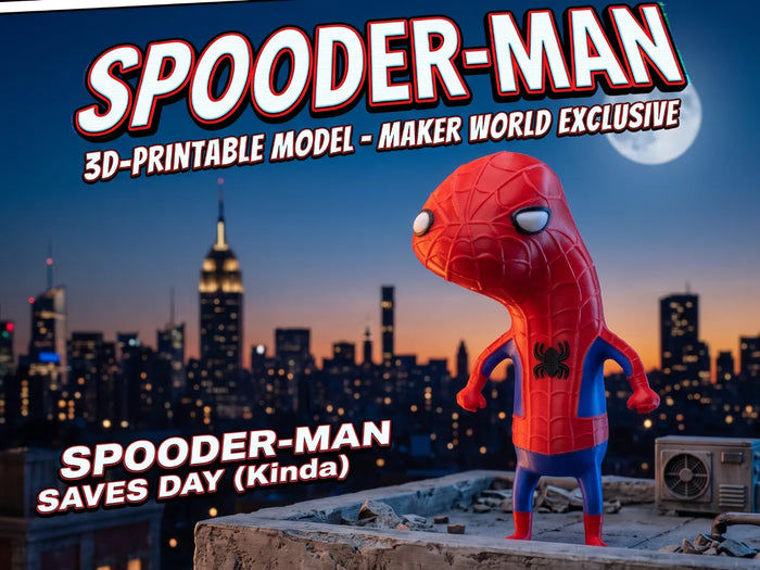 Spooder-Man – Statuetta 3D Divertente da Collezione