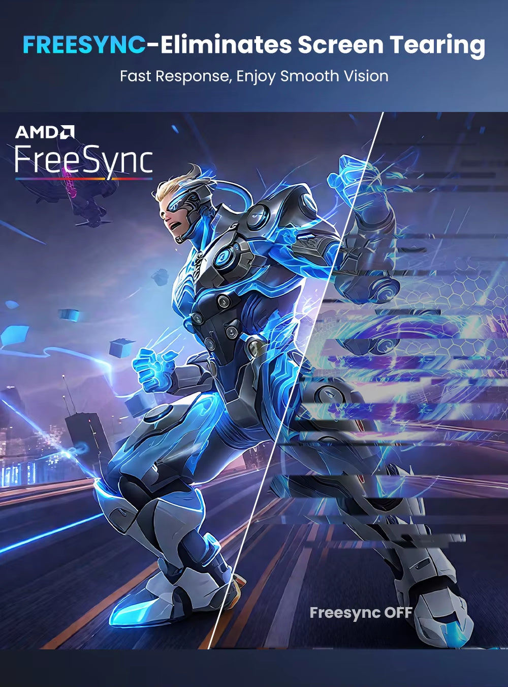 17.3 Inch 2K 144Hz Portable Gaming Monitor 2560X1440 HDR Freesync IPS Display for PC Mac Phone Game Console Steam Deck