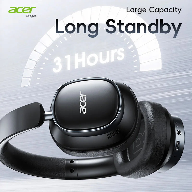 Ohr633 2026 New Model Wireless Bluetooth Headset Hifi Stereo Sound Quality Anc Call Noise Reduction Foldable and Adjustable Design Built-In High-Definition Microphone Gaming Headset