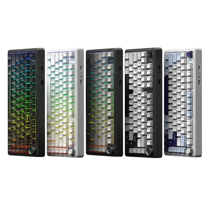 AULA F75 HE Tri-Mode Magnetic Switch Keyboard 75% Layout 0.1mm Rapid Trigger Hall Effect 8000Hz Polling Rate Gasket Mount