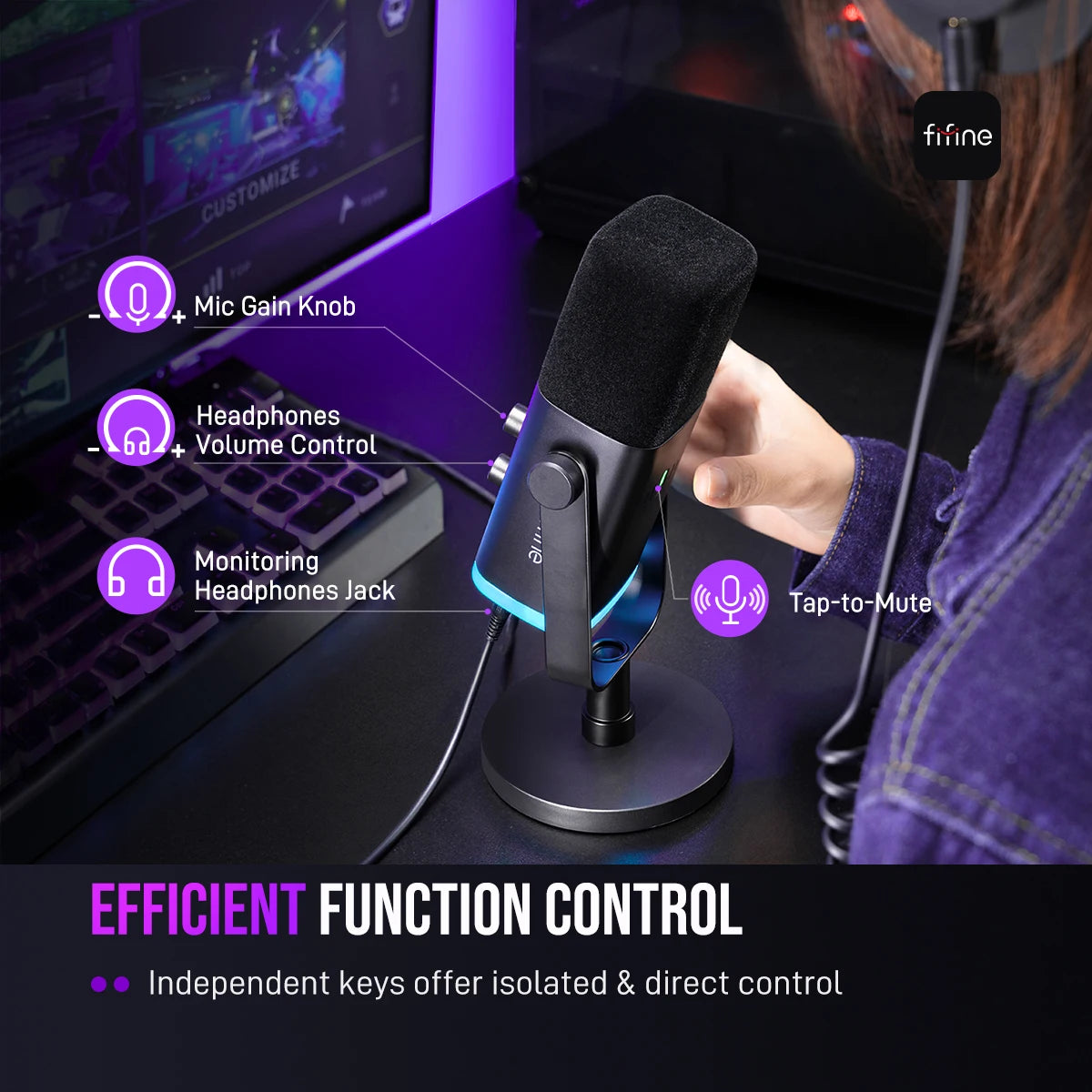 FIFINE USB/XLR Dynamic Microphone