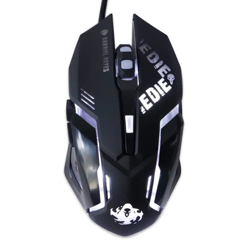 OW 6 Buttons Breathing LED Backlit Gaming Mouse D.VA  Reaper Wired Computer Mouse For Overwatch pc Gamer Mice Gaming Mice Gamer