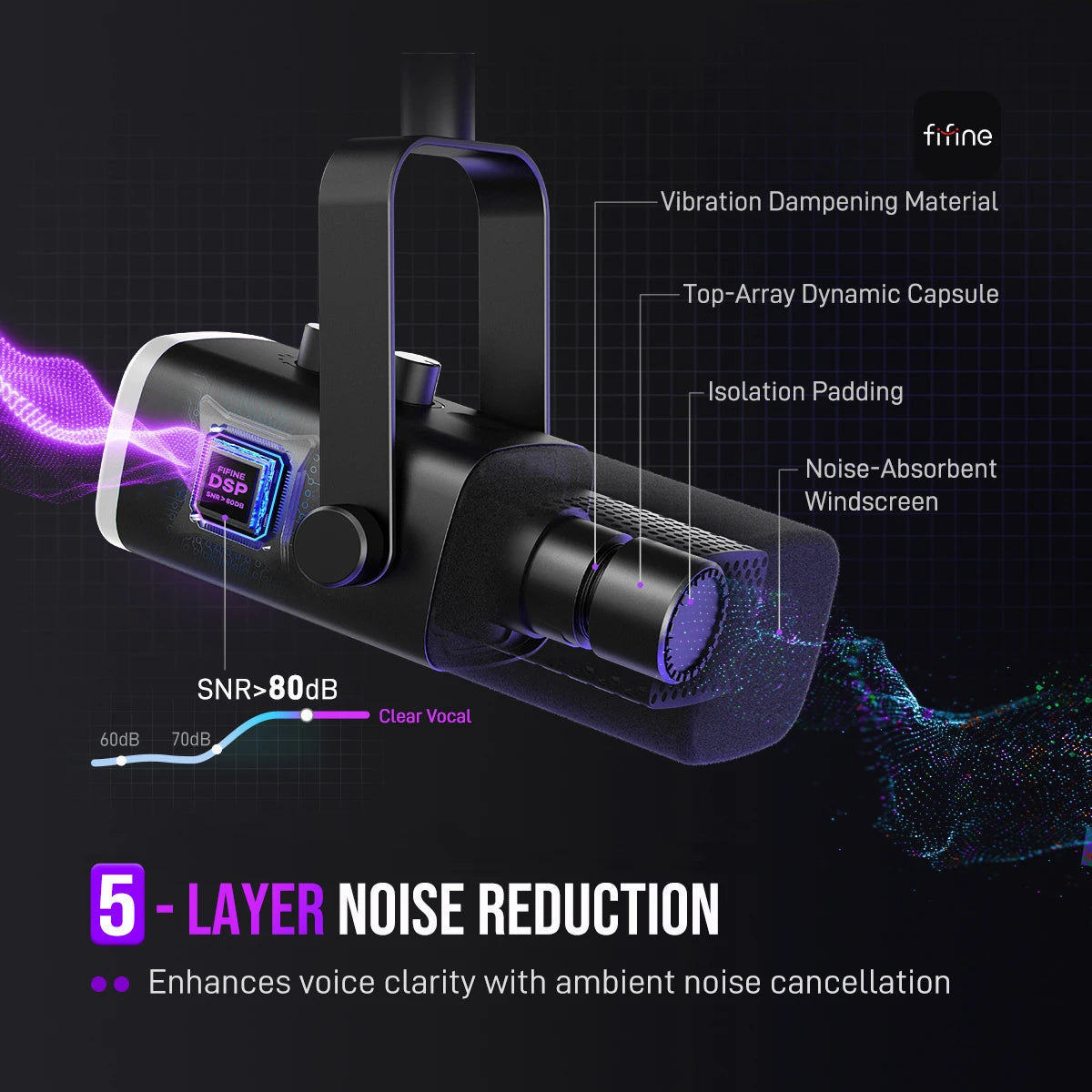 FIFINE USB/XLR Dynamic Microphone