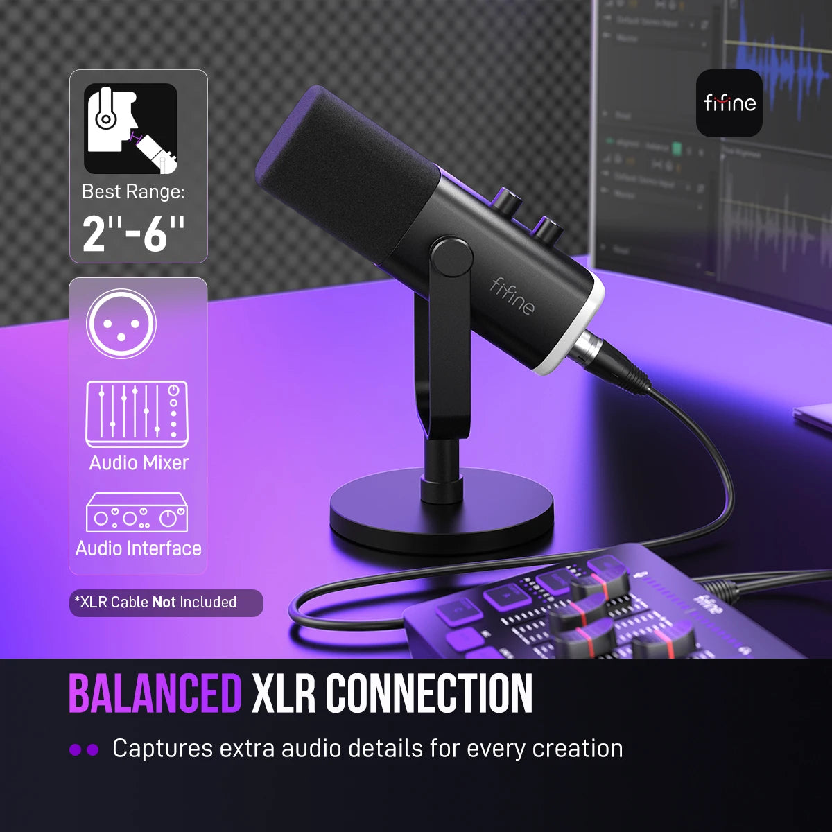 FIFINE USB/XLR Dynamic Microphone