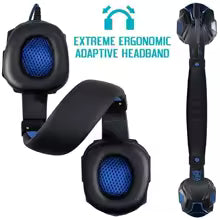 Cuffie da gioco cablate PS4/PS5/Xbox/Smartphone/PC cuffie da gioco regolabili a 120 ° con microfono a cancellazione di rumore
