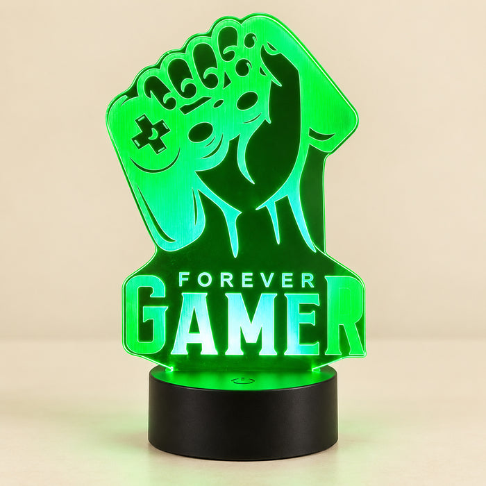 Lampada Notturna 3D Gaming – Icona Pro Gamer