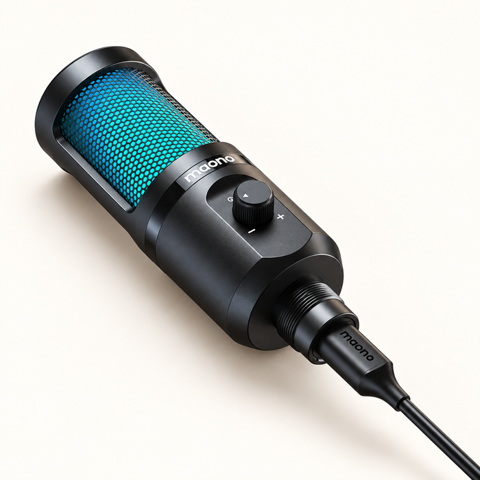 Microfono RGB USB Gaming – Streaming e Chat Vocale