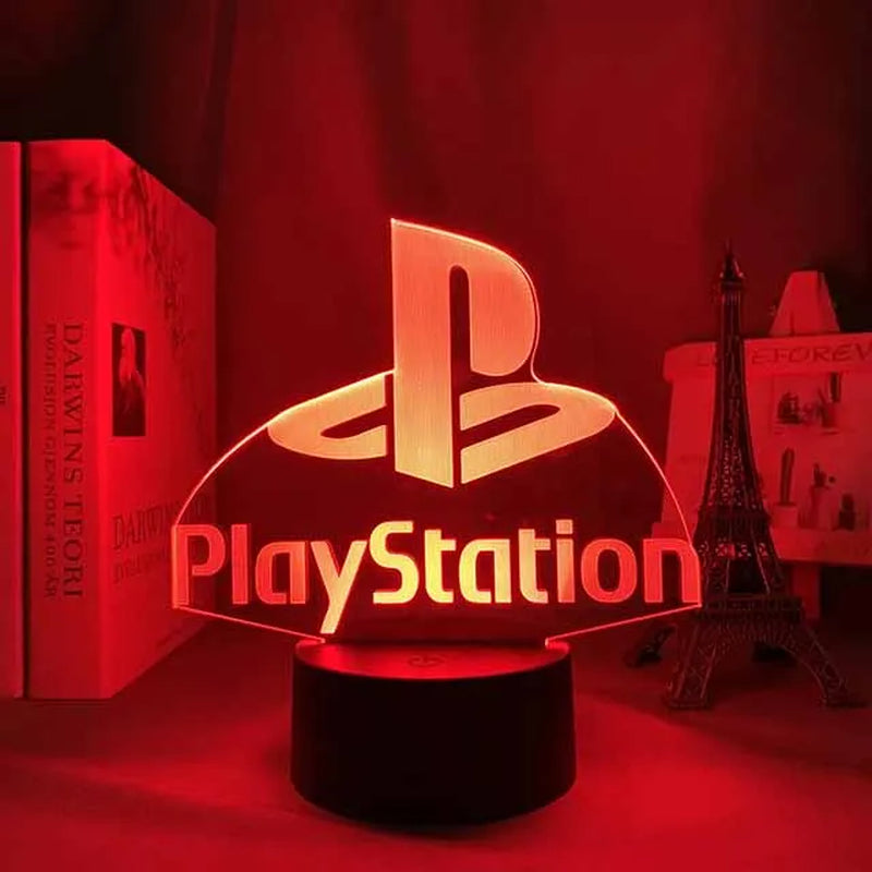 3D Night Lamp Gaming Room Desk Setup Lighting Decor on the Table Pro Gamer Icon Logo Bedroom Sensor Light for Kids Bedside Gift