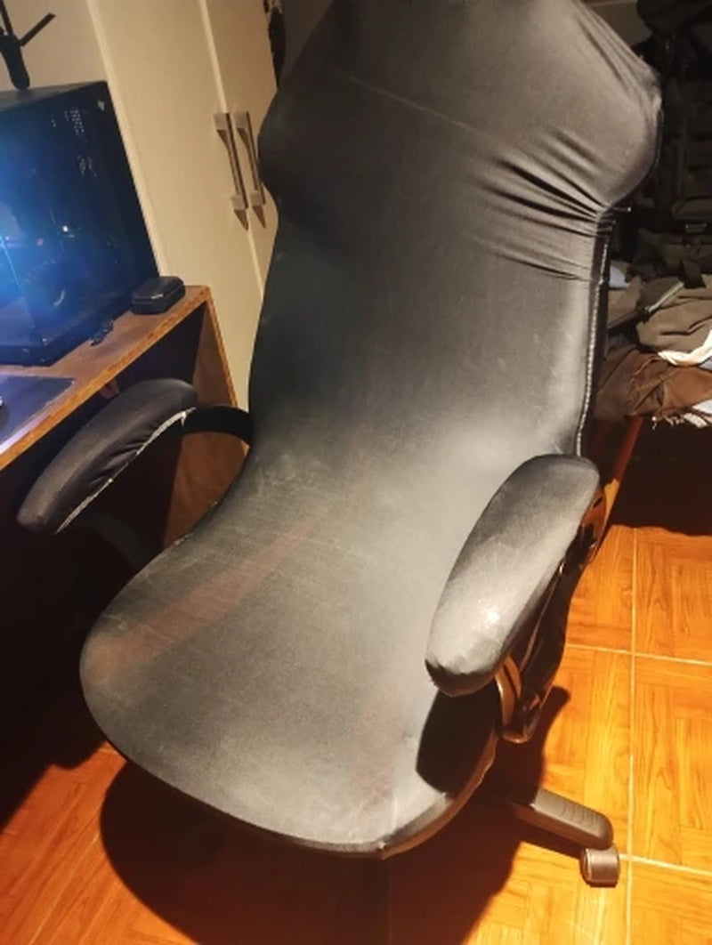 Elastic Milk Silk Water and Electricity Resistant Competitive Chair Cover, Internet Cafe Gaming Hall Chair Cover