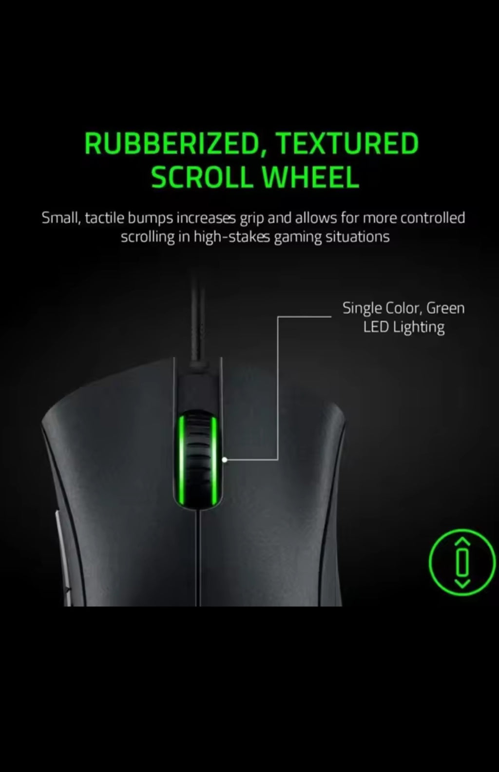 Mouse da Gaming Razer DeathAdder Essential/6400DPI e 5 pulsanti indipendenti PC e Laptop da Gaming