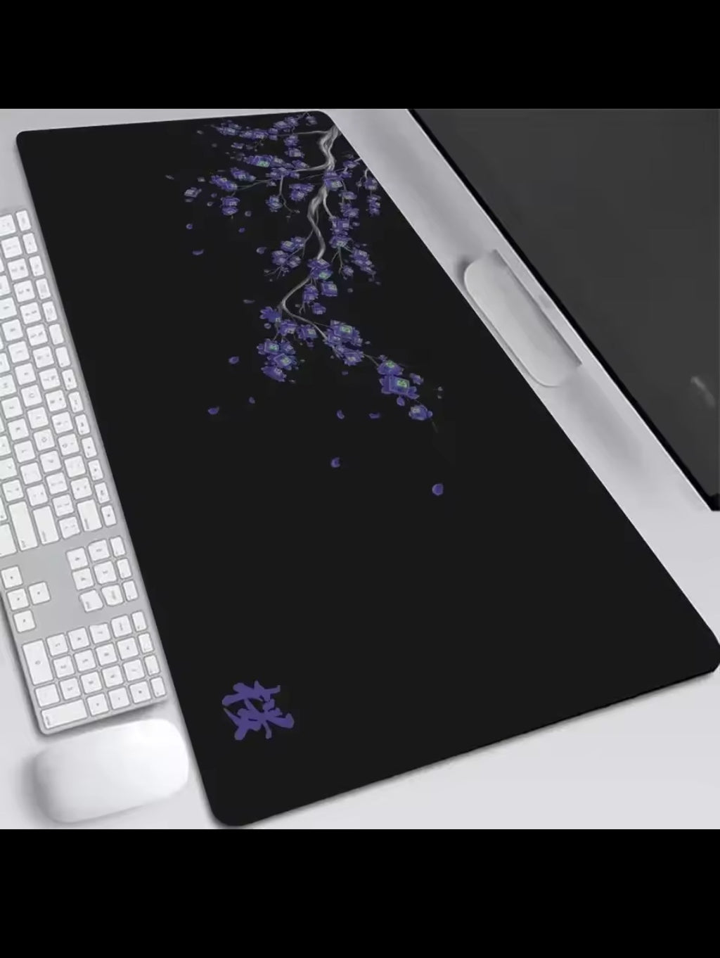 Tappetino Mouse XXL Sakura – Deskmat Giapponese Elegante per Gaming e Ufficio