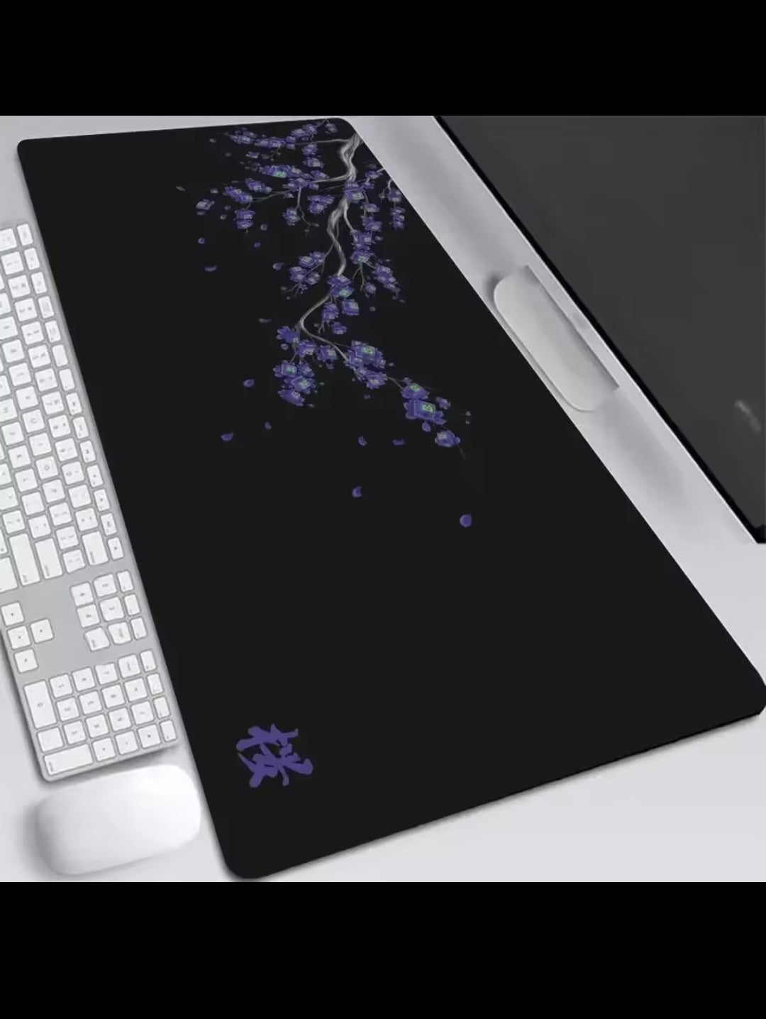 Tappetino Mouse XXL Sakura – Deskmat Giapponese Elegante per Gaming e Ufficio
