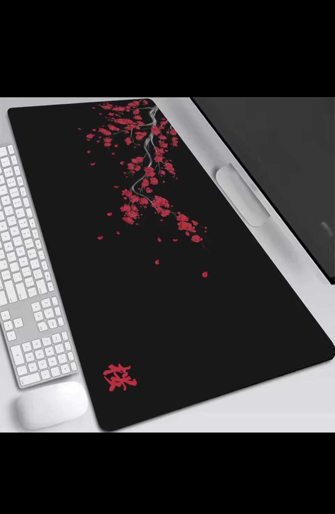 Tappetino Mouse XXL Sakura – Deskmat Giapponese Elegante per Gaming e Ufficio