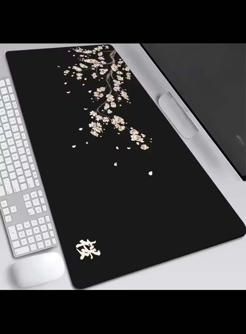 Tappetino Mouse XXL Sakura – Deskmat Giapponese Elegante per Gaming e Ufficio