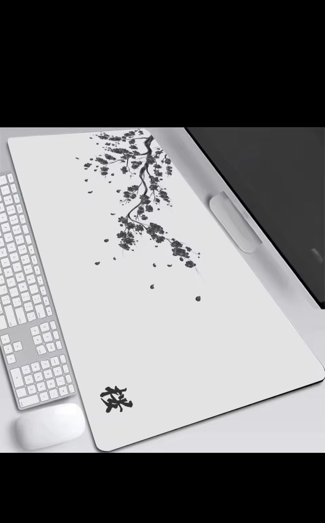 Tappetino Mouse XXL Sakura – Deskmat Giapponese Elegante per Gaming e Ufficio