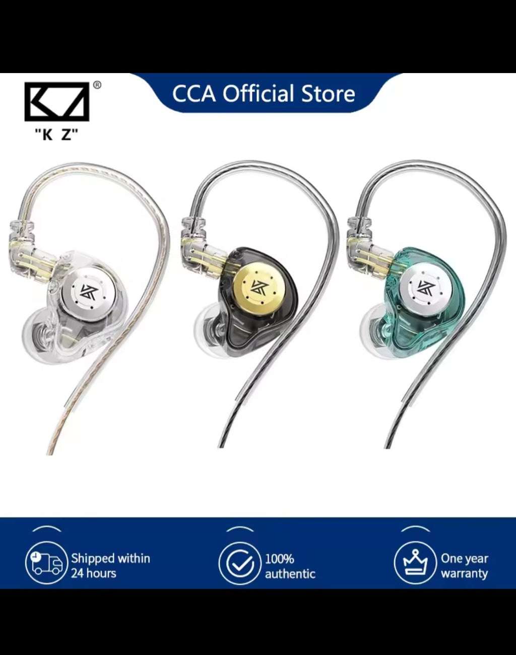 "KZ EDX Pro Bass Auricolari Corsa,Gaming,Ufficio" Cancellazione del Rumore