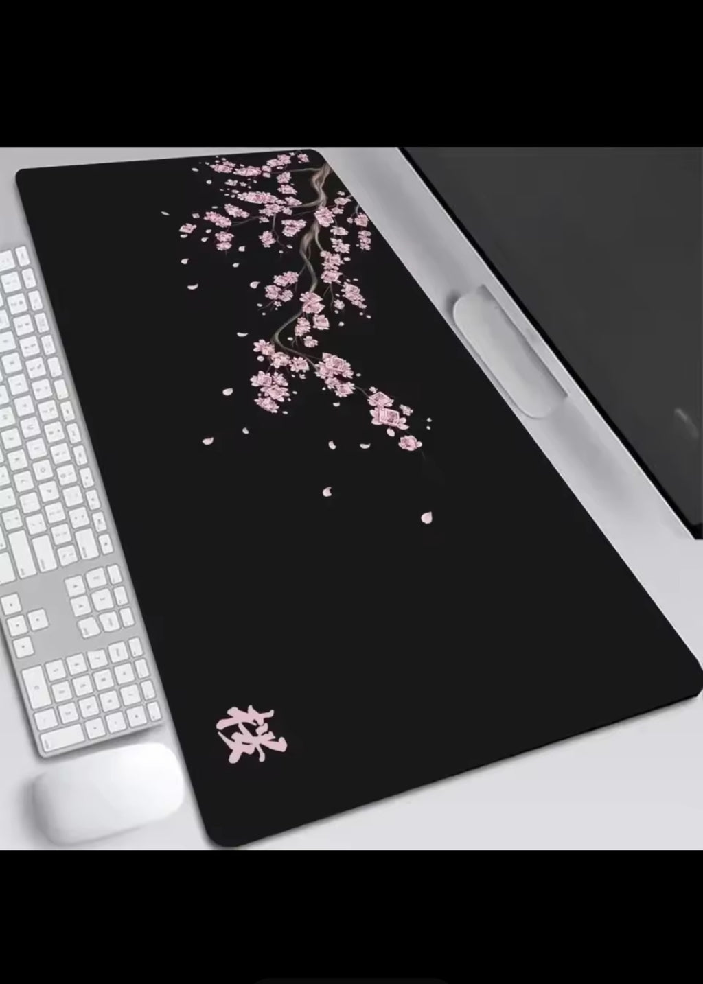 Tappetino Mouse XXL Sakura – Deskmat Giapponese Elegante per Gaming e Ufficio
