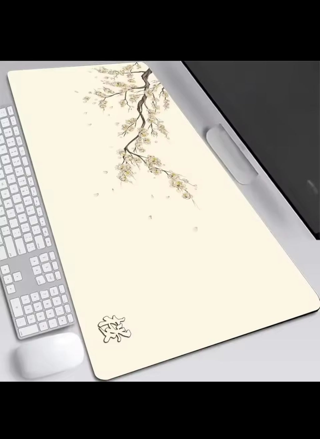 Tappetino Mouse XXL Sakura – Deskmat Giapponese Elegante per Gaming e Ufficio