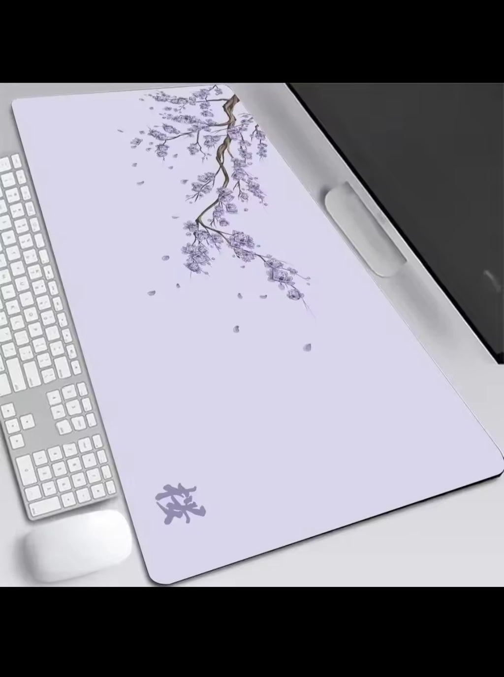 Tappetino Mouse XXL Sakura – Deskmat Giapponese Elegante per Gaming e Ufficio